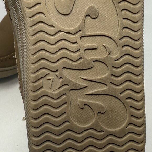 My Pillow Slippers Mules Womens 7 Tan Brown Jersey Lined Moccasins Comfort Shoes - Picture 15 of 15